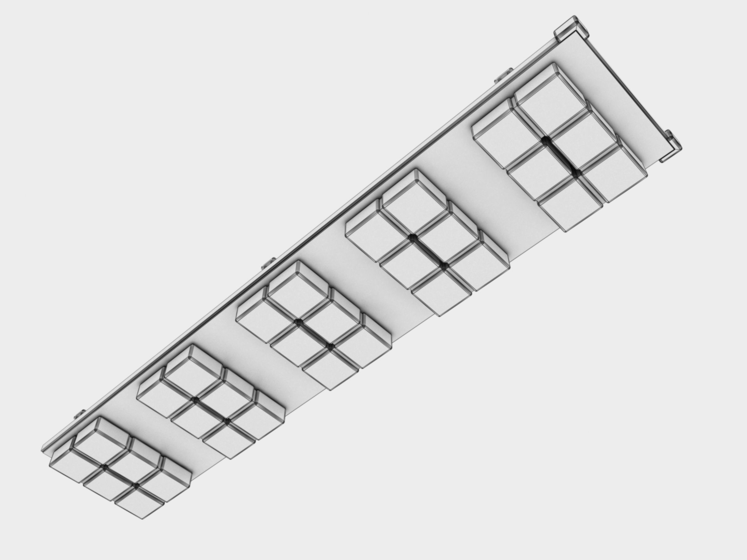 Floating Dock Low-poly 3D model_7