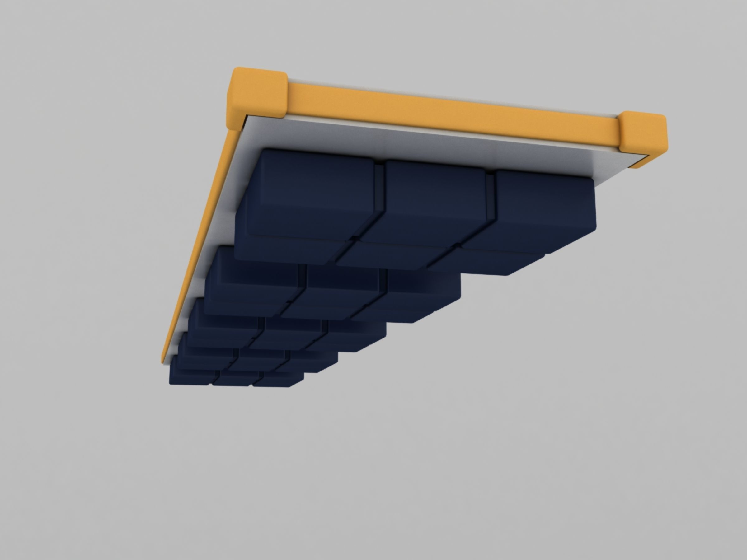 Floating Dock Low-poly 3D model_4