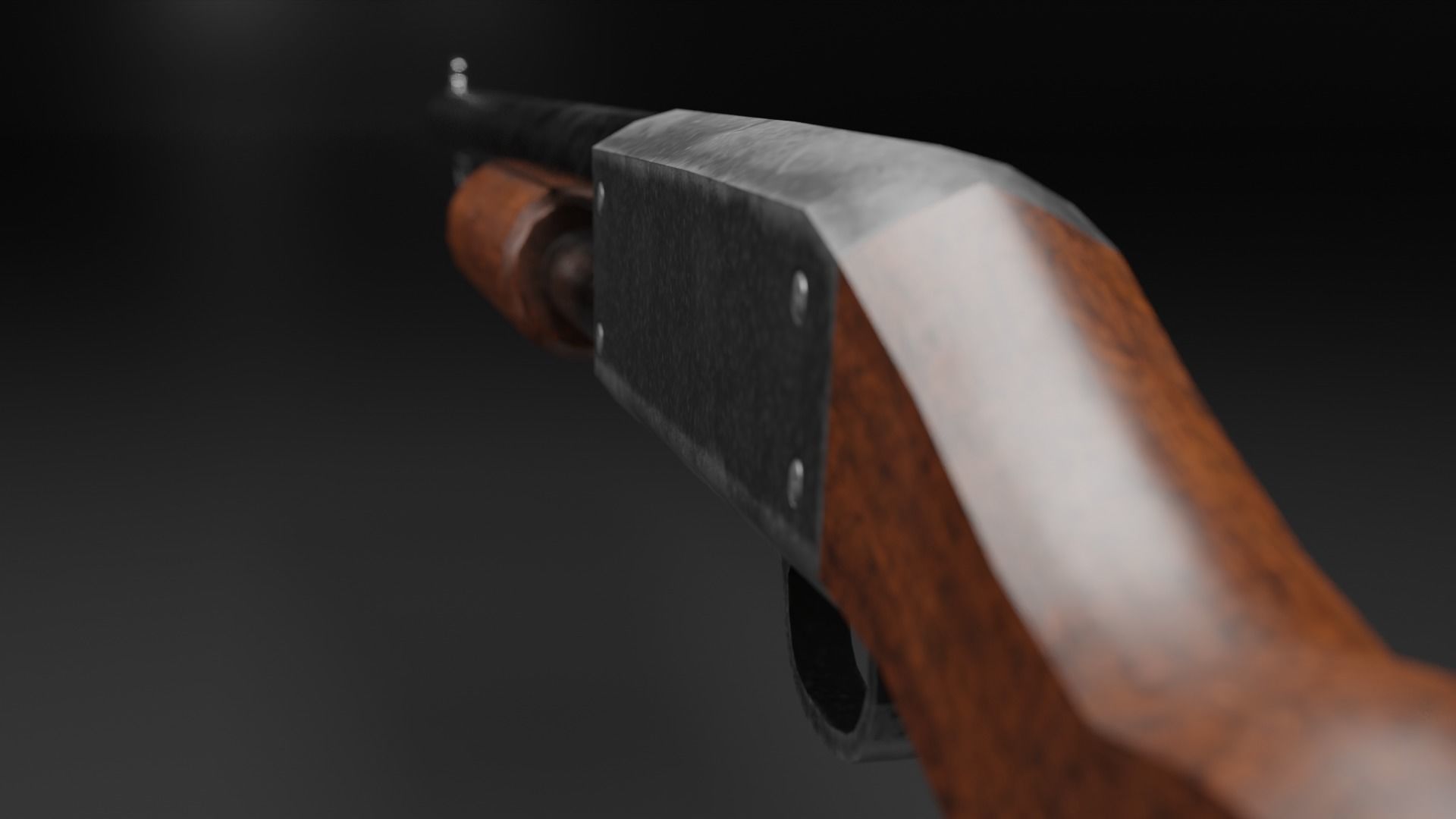 SHOTGUN Free low-poly 3D model_3