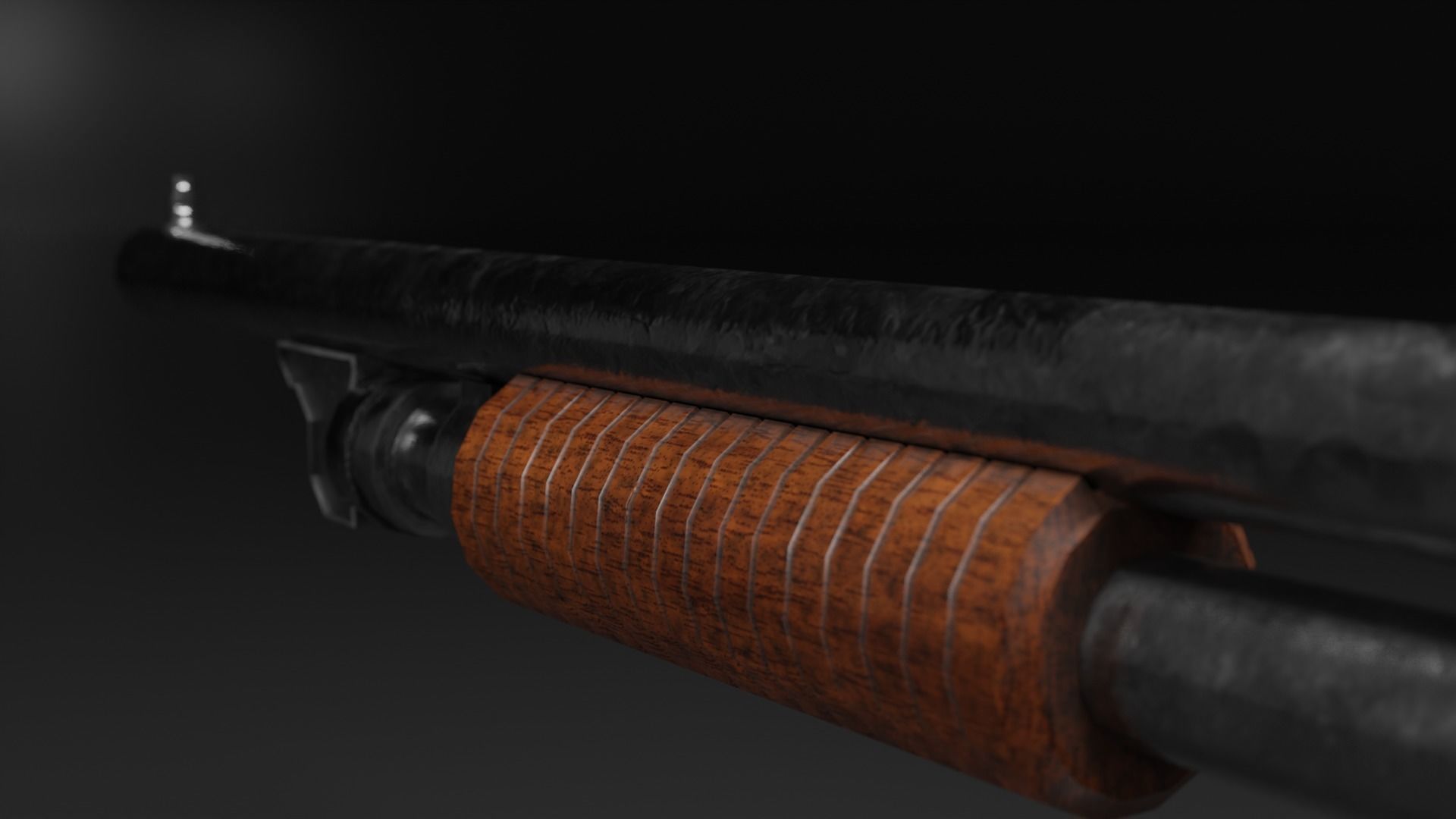 SHOTGUN Free low-poly 3D model_4