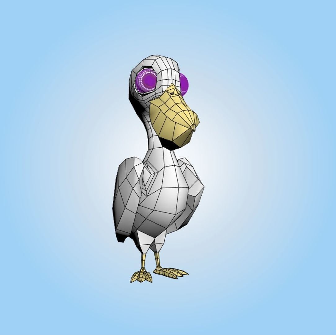 Pelican 3D model_4