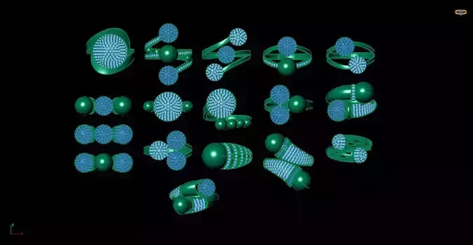 ring gold Jewelery 3D print model