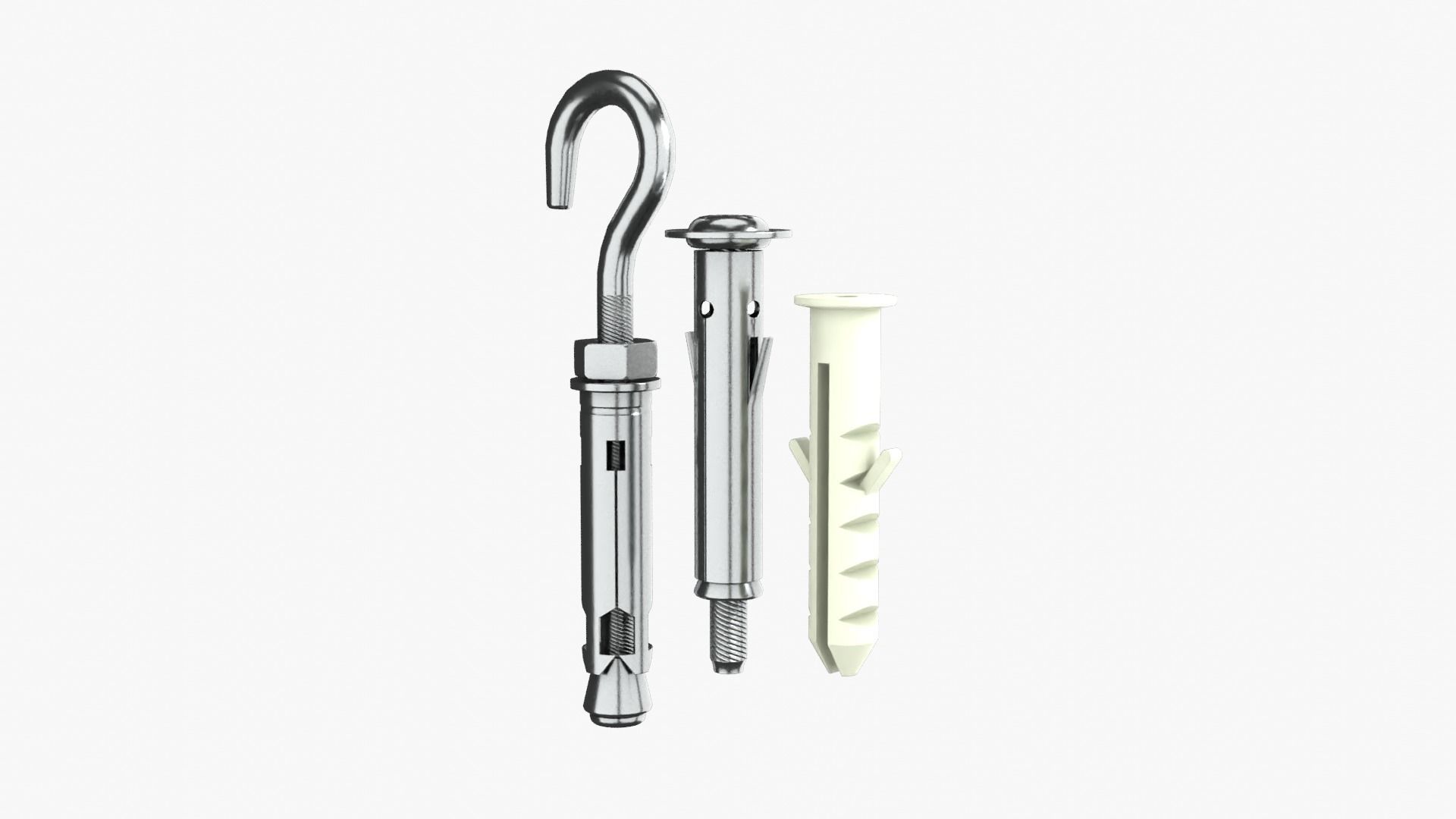 Wall Plug Low-poly 3D model_13