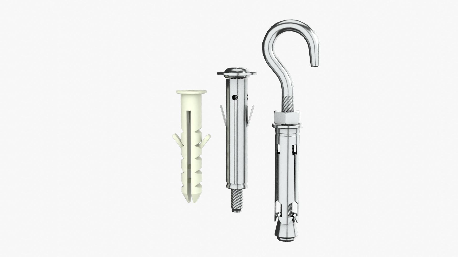 Wall Plug Low-poly 3D model_6