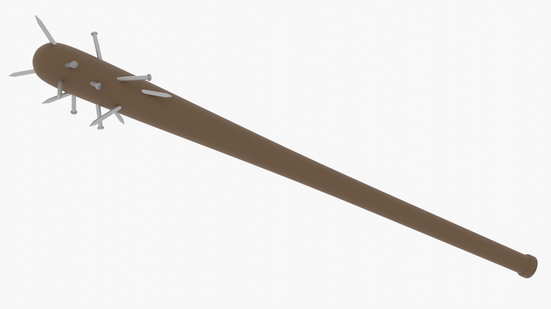 Spiked Bat Low-poly 3D model_4