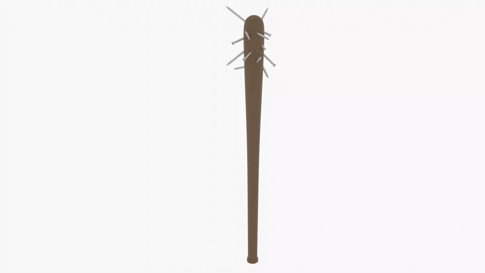 Spiked Bat Low-poly 3D model_0