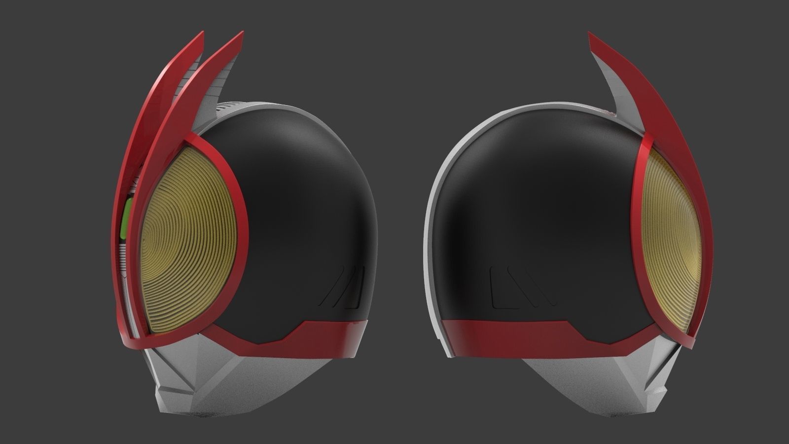 Kamen Rider Faiz Helmet 3D print model_1