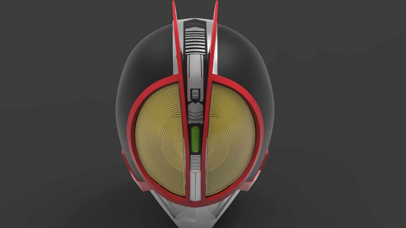 Kamen Rider Faiz Helmet 3D print model_2