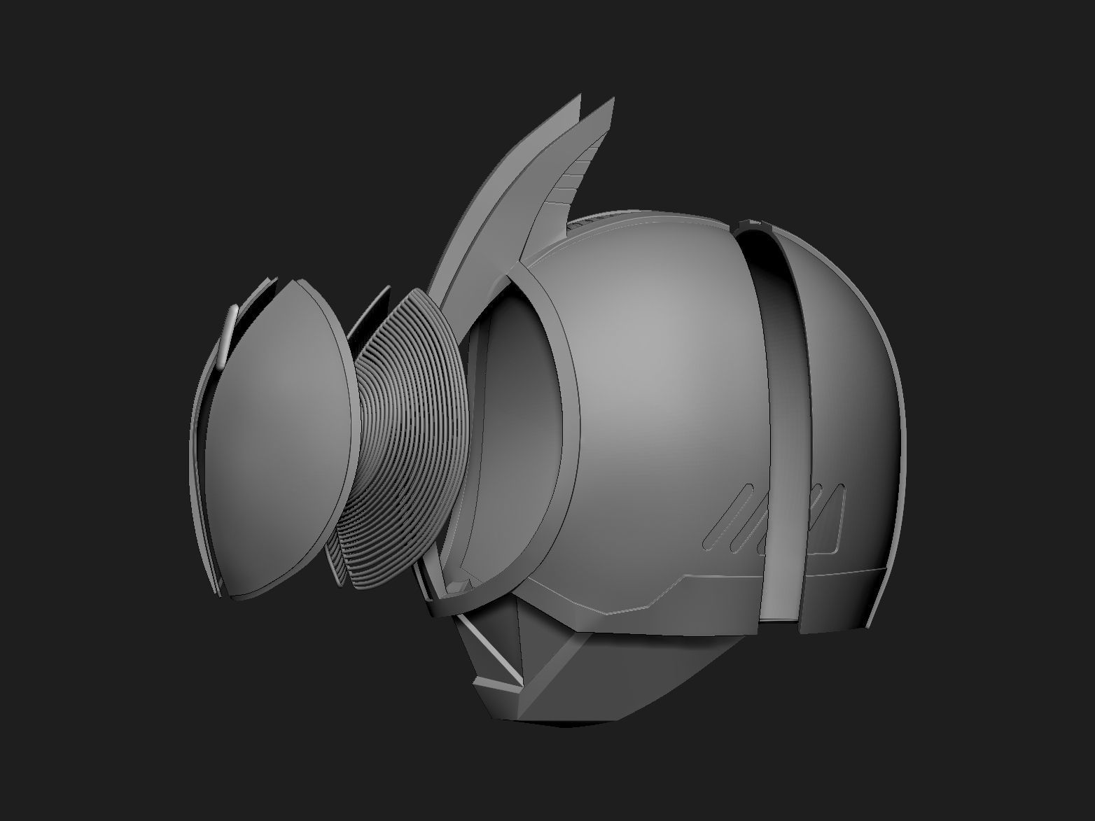 Kamen Rider Faiz Helmet 3D print model_3