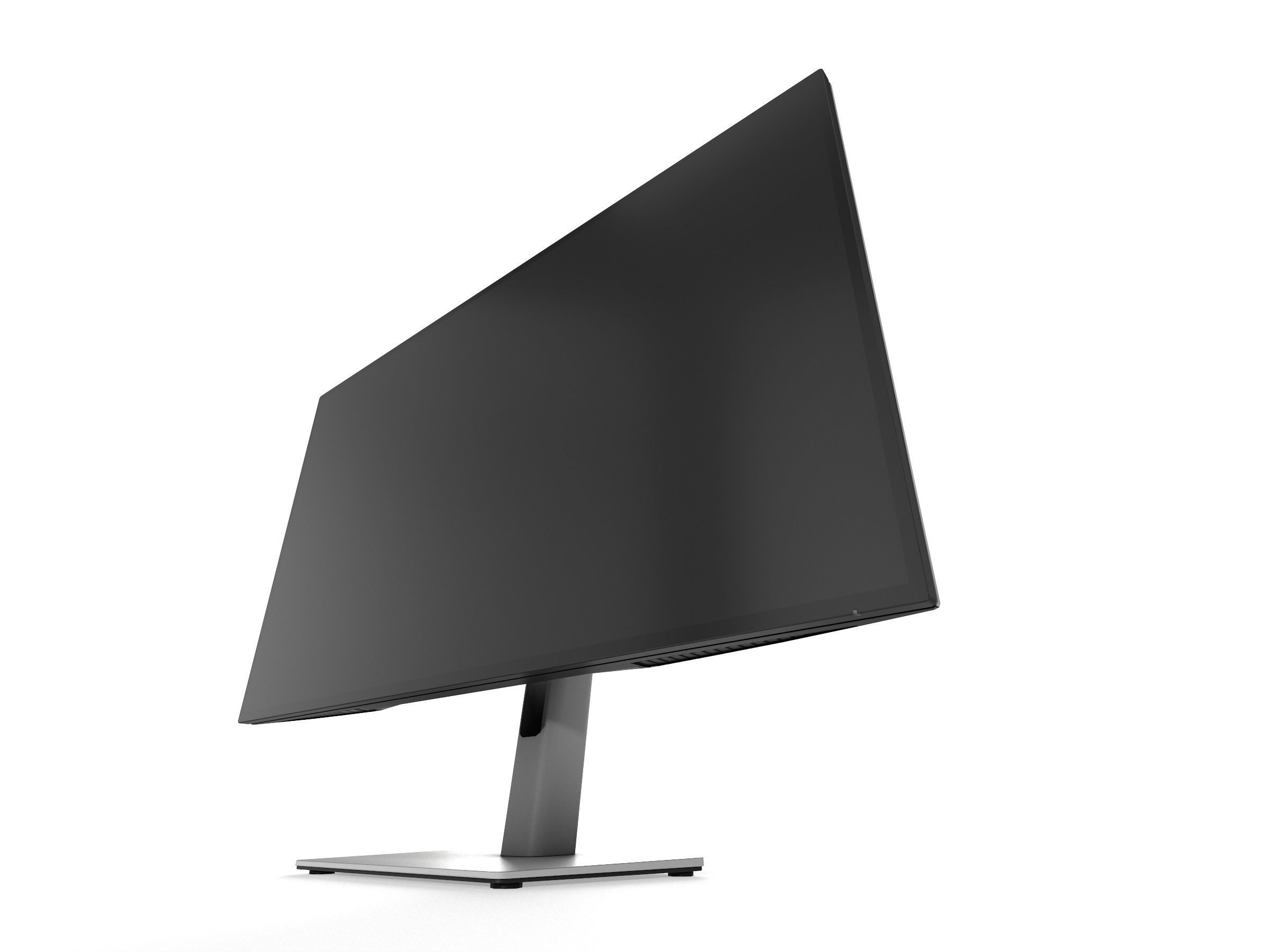 DELL U2722DE Monitor Low-poly 3D model_7