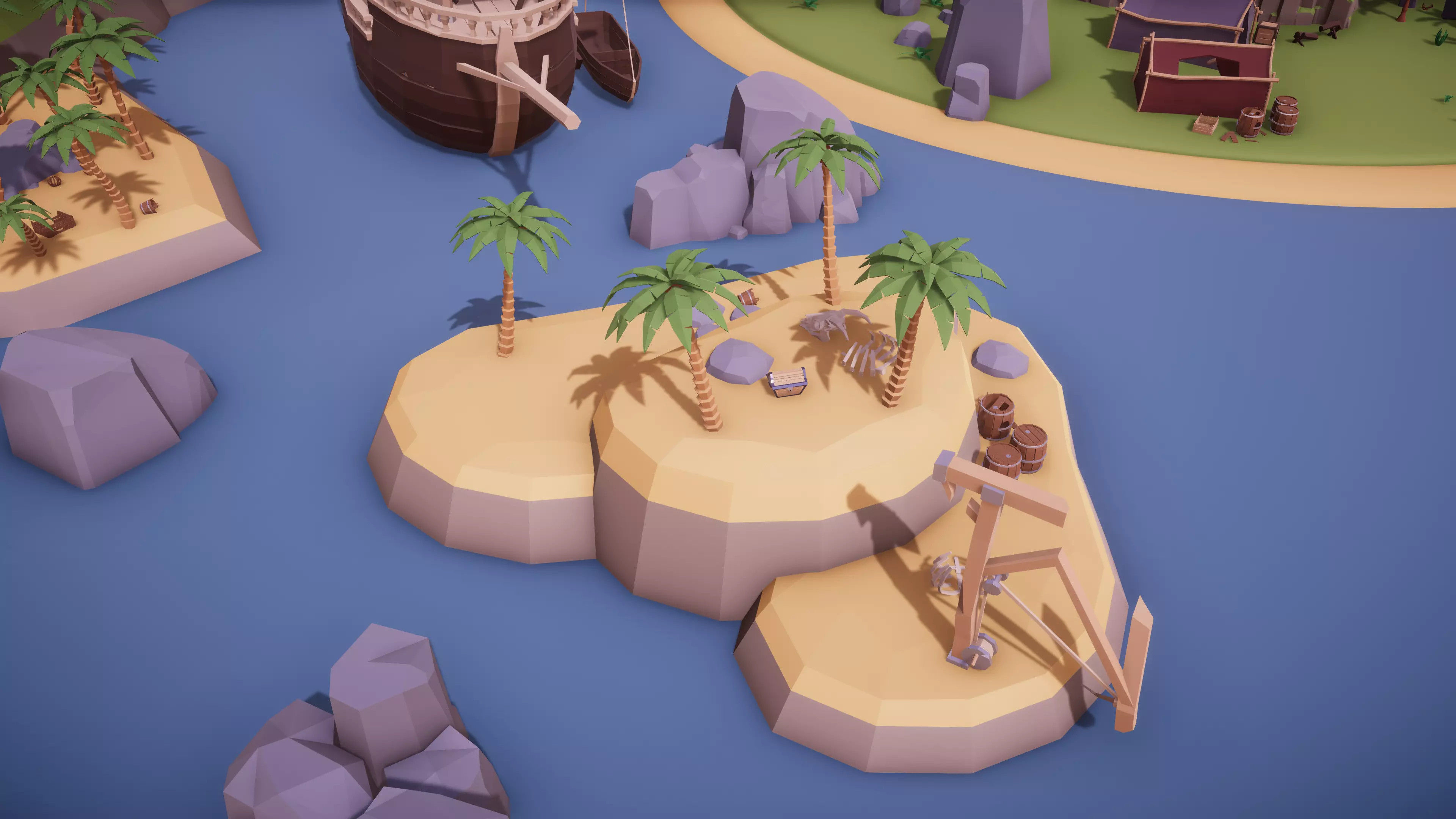 Low Poly Island Mega Pack RG Low-poly 3D model_5