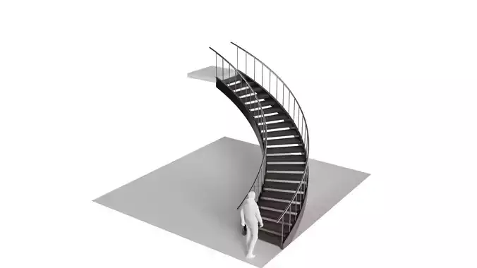 Spiral Staircase v6 Architectural Stairs 90