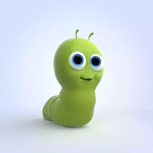 Cartoon Worm