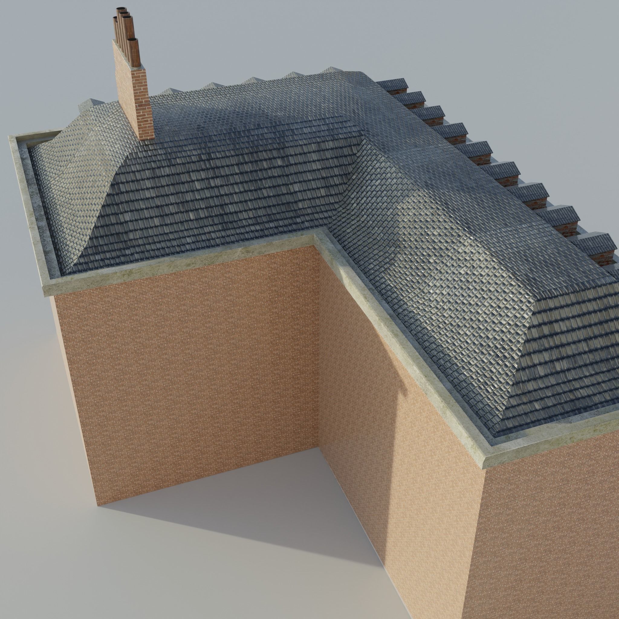 Building No 2 3D model_1