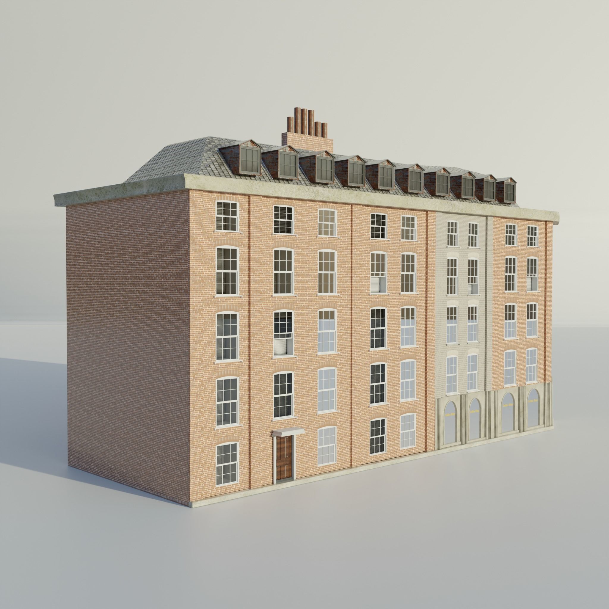 Building No 2 3D model_4