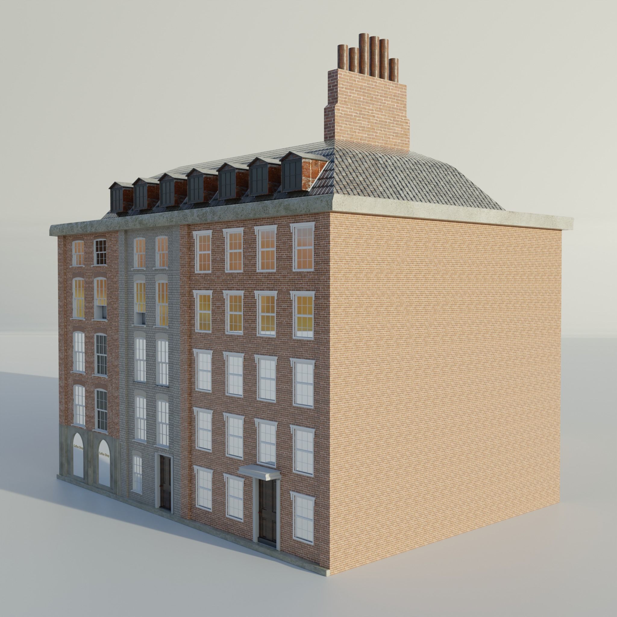 Building No 2 3D model_6