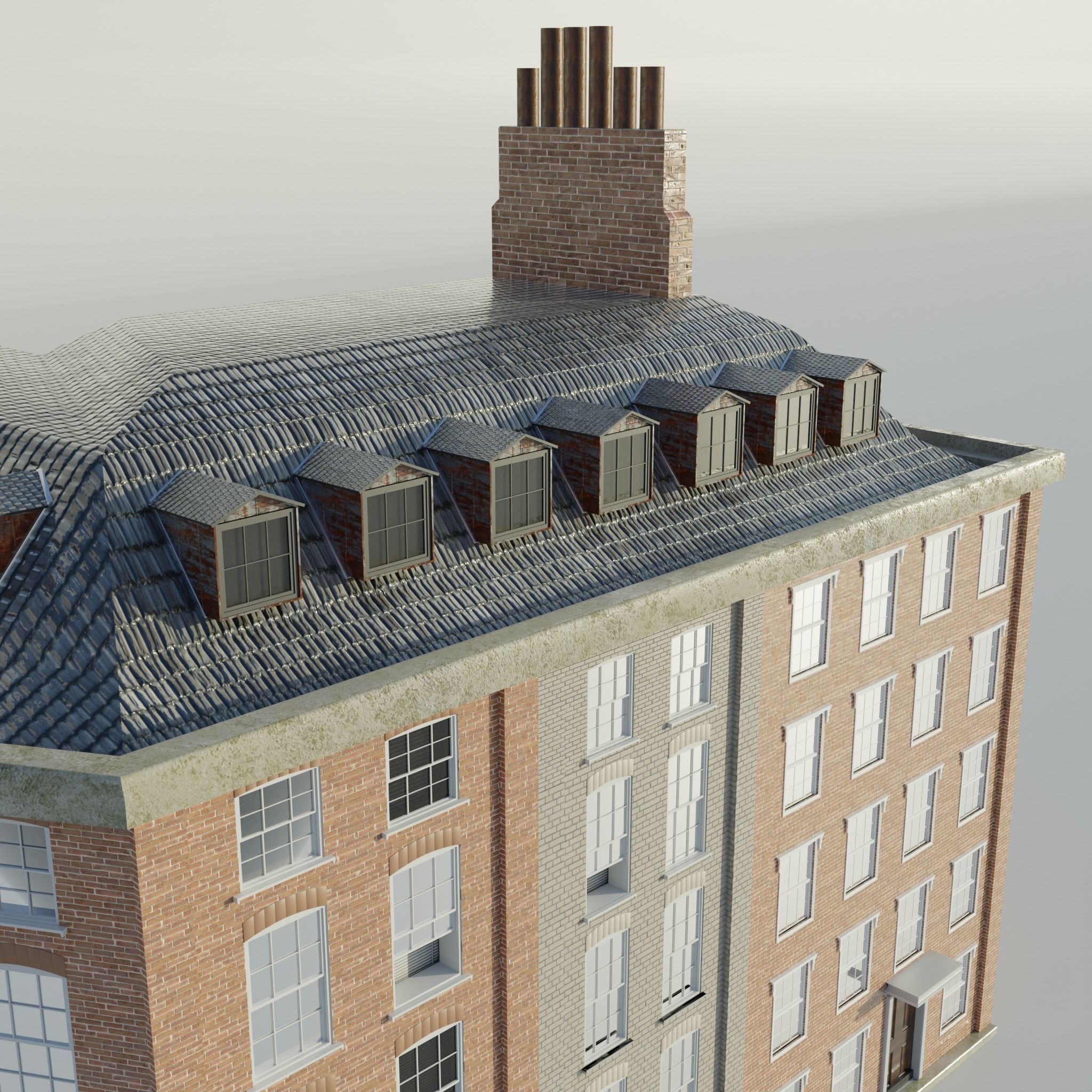 Building No 2 3D model_7