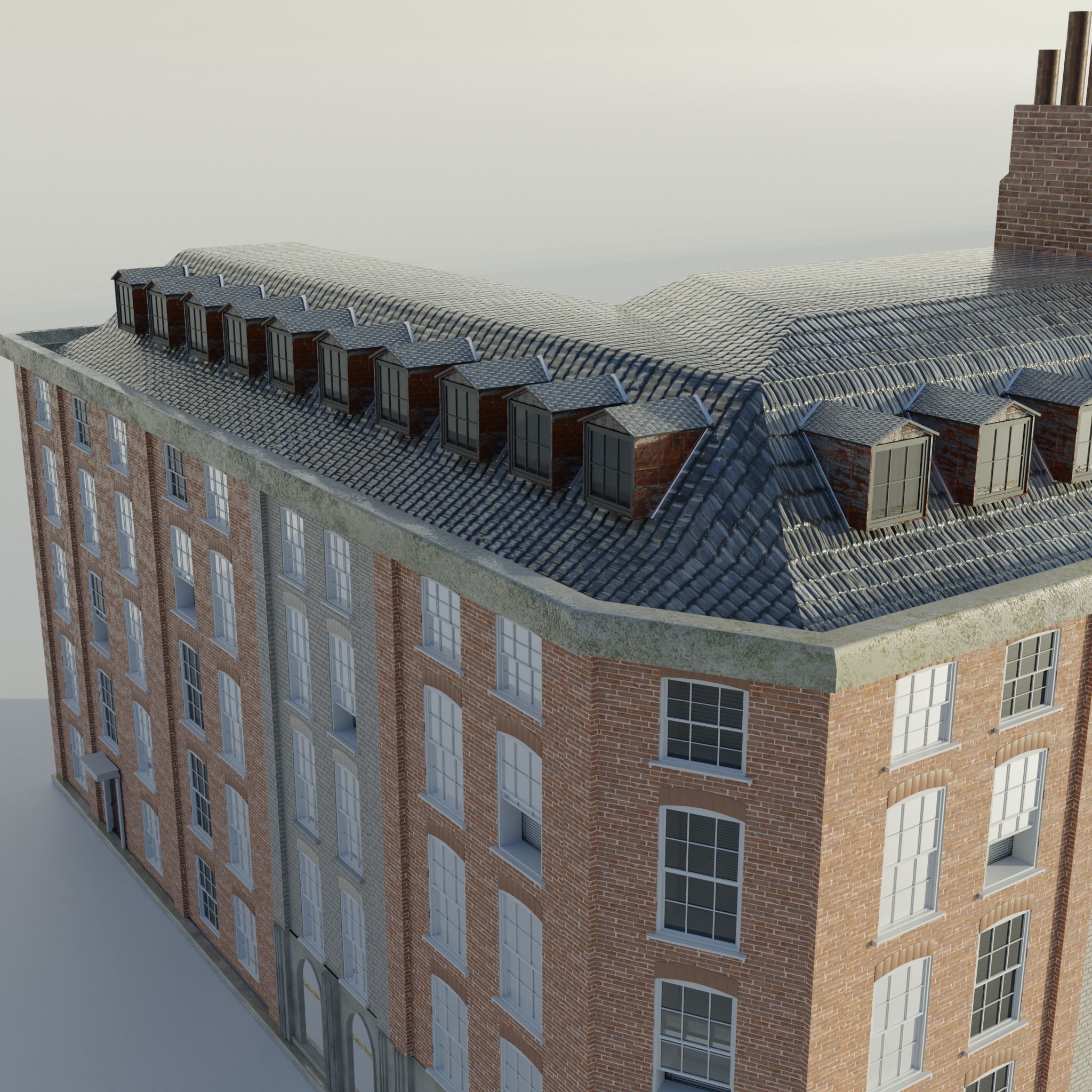 Building No 2 3D model_8