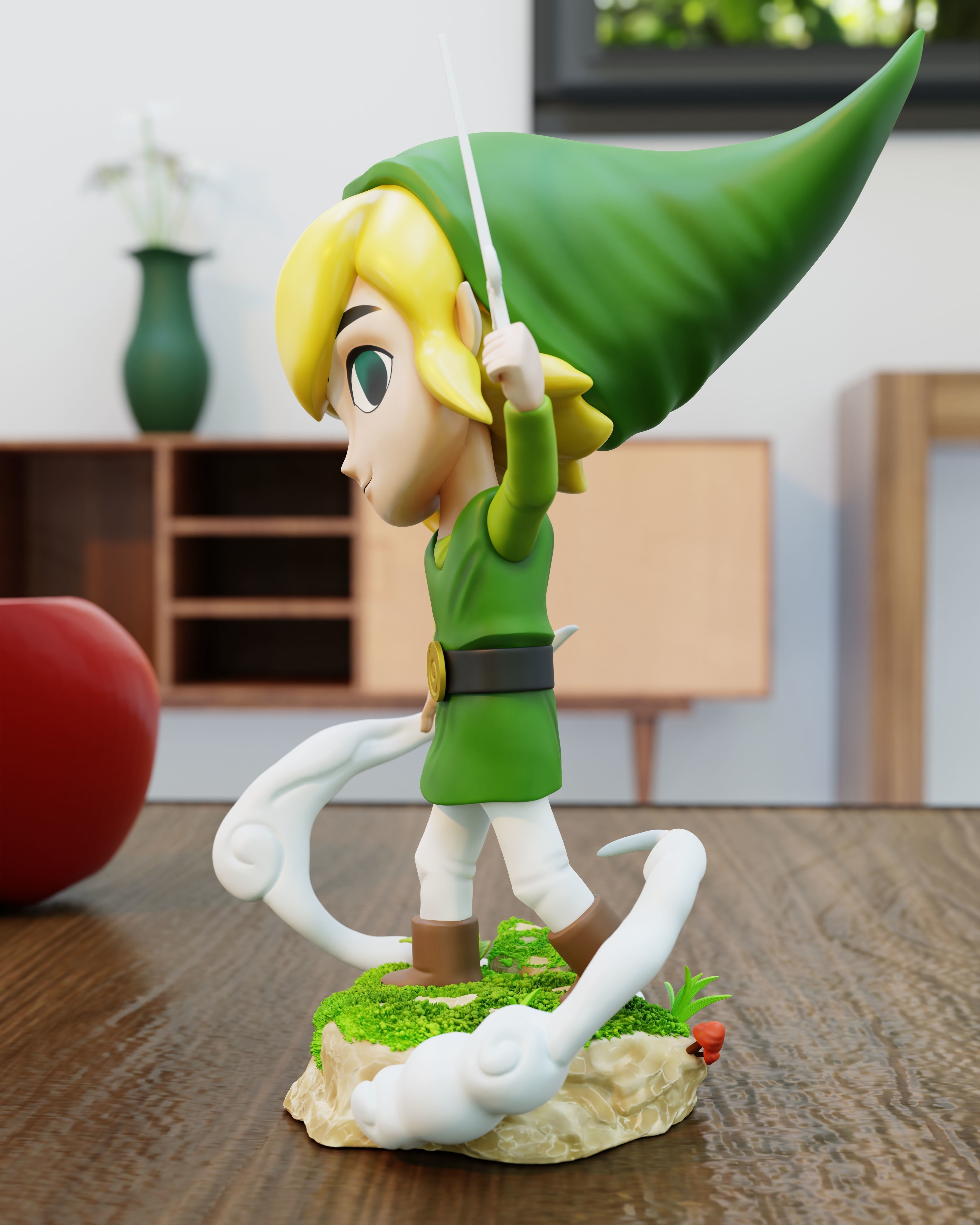 toon Link  3D print model_2