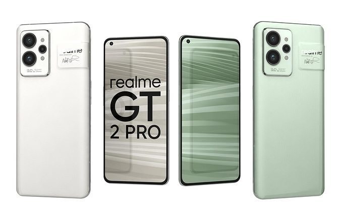 Realme 9 GT2 Pro Green And White 3D model
