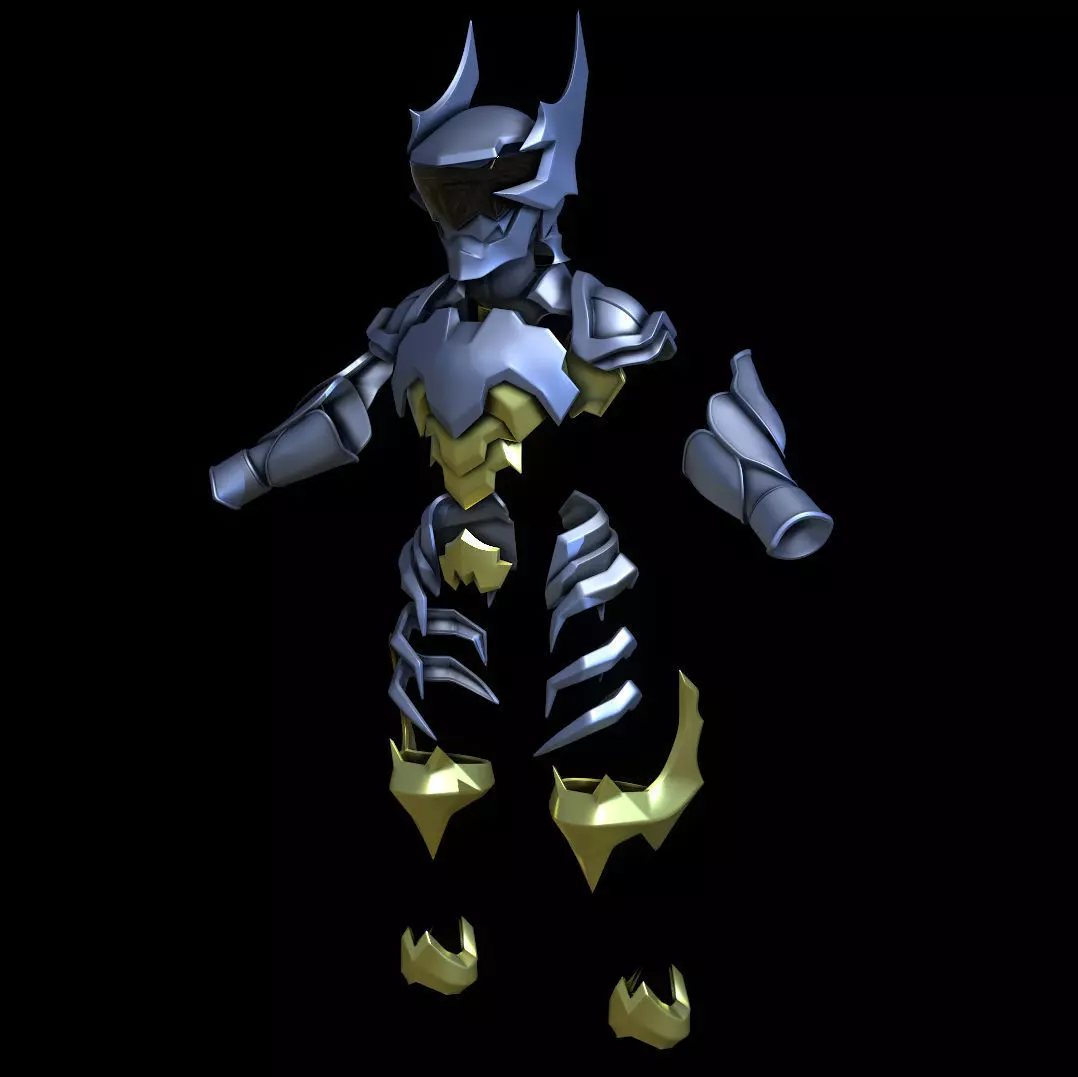 Kingdom hearts Ventus Armor 3D print model_0