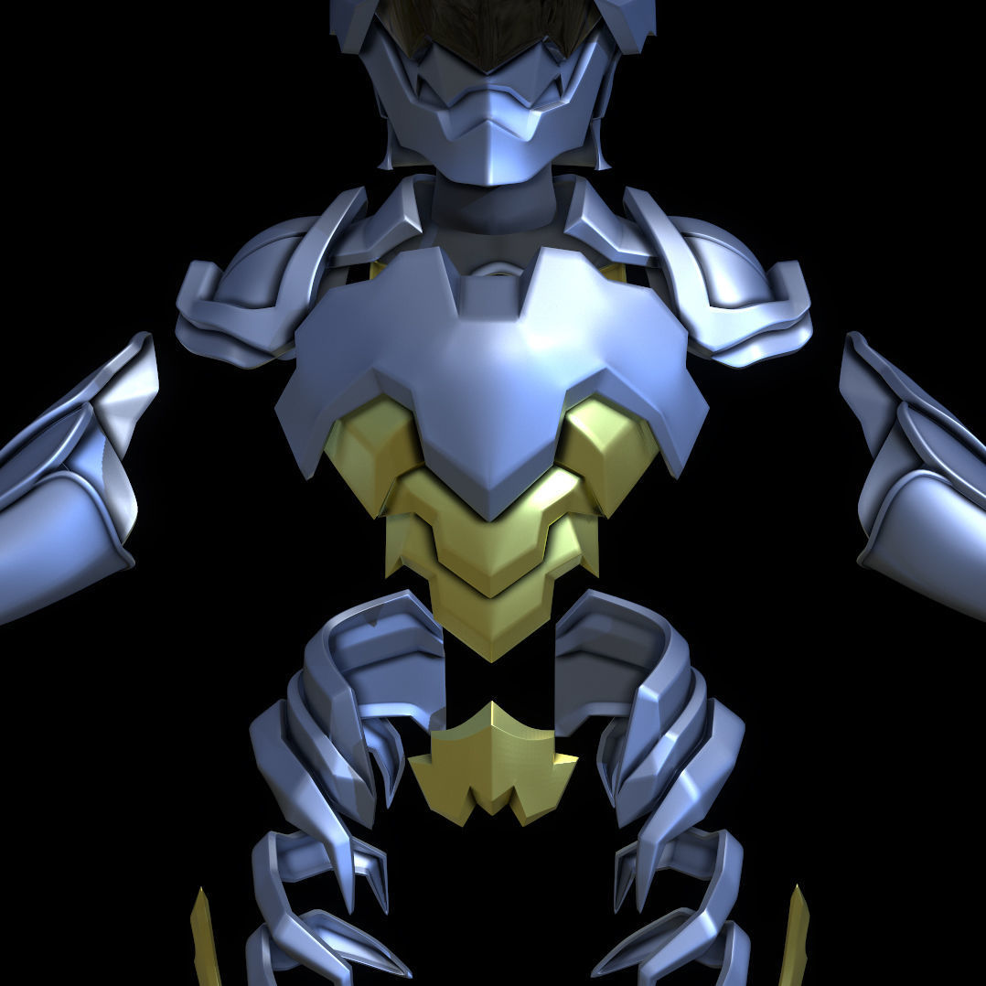 Kingdom hearts Ventus Armor 3D print model_3