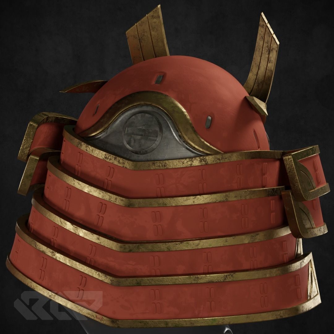 Halo Infinite Yoroi samurai  3D print model_4