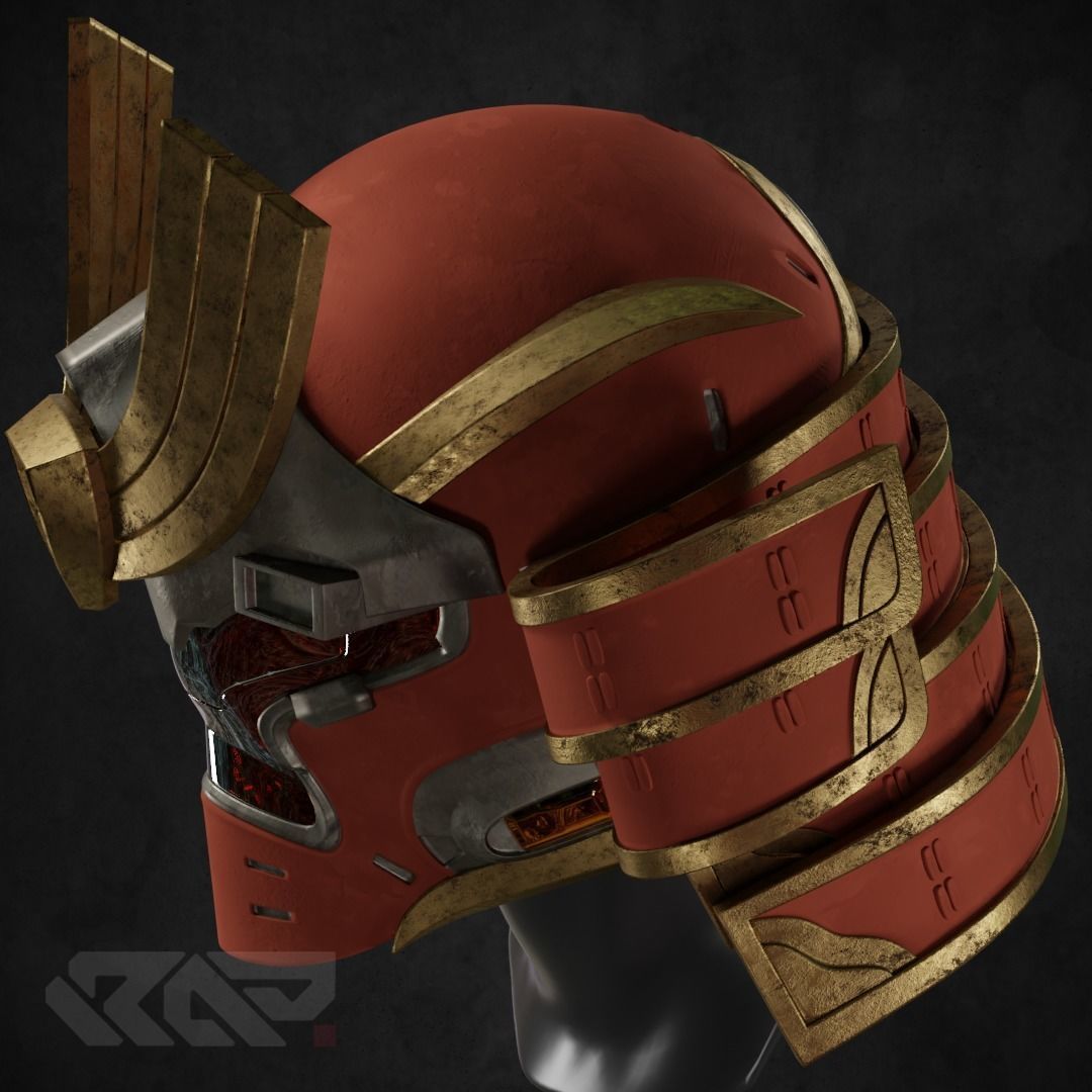 Halo Infinite Yoroi samurai  3D print model_2
