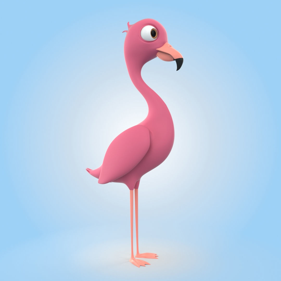 Falmingo 3D model_1