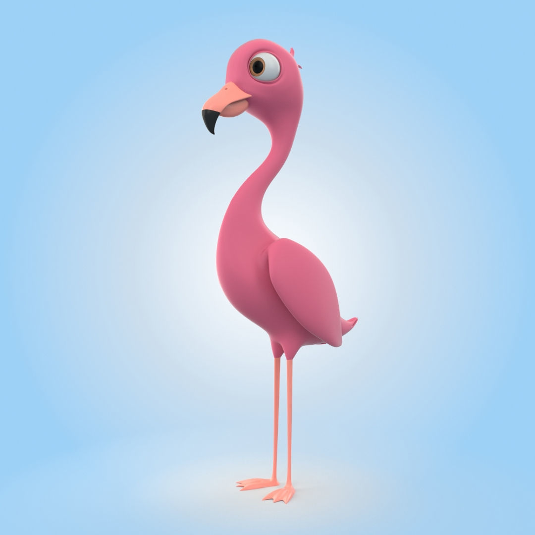 Falmingo 3D model_3