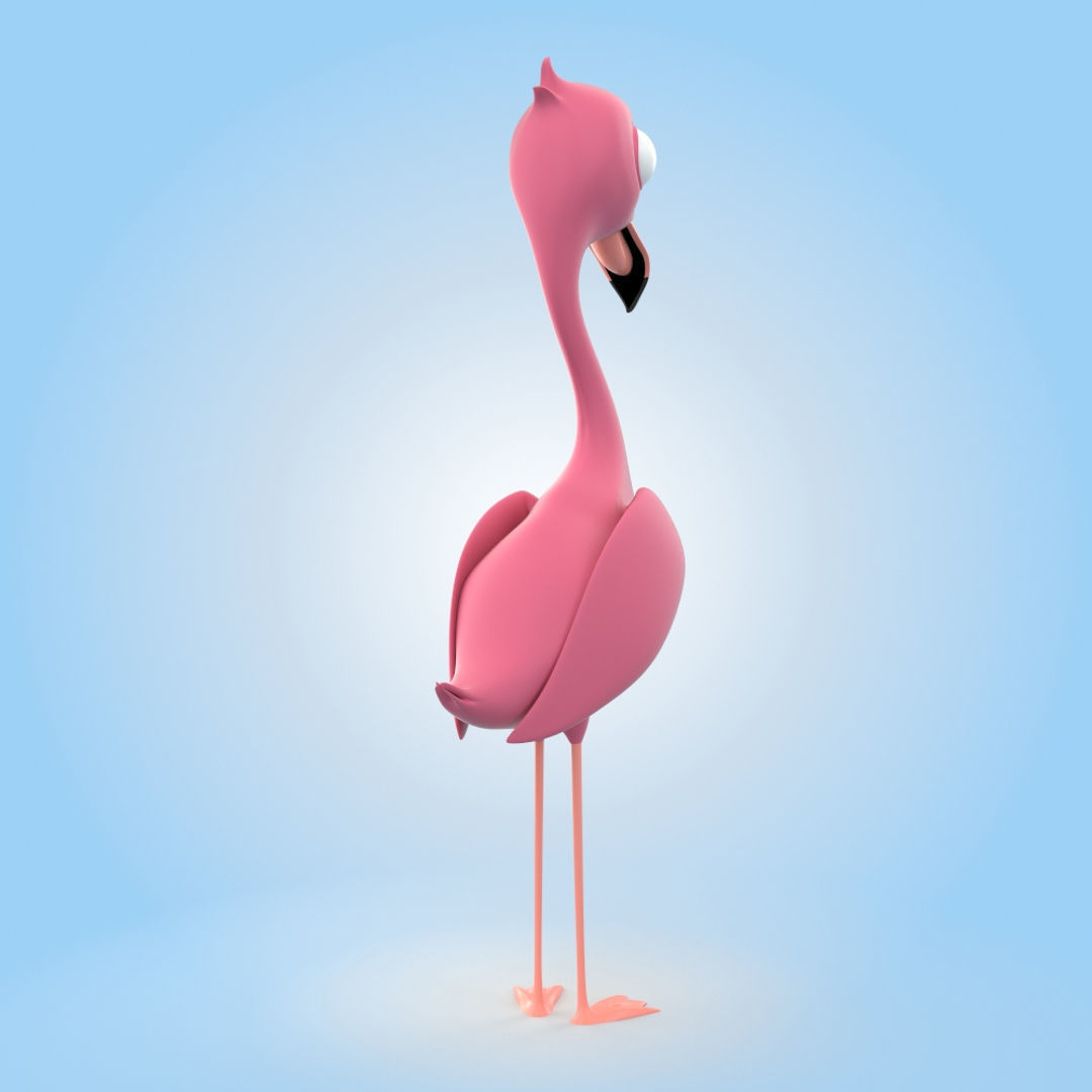 Falmingo 3D model_2