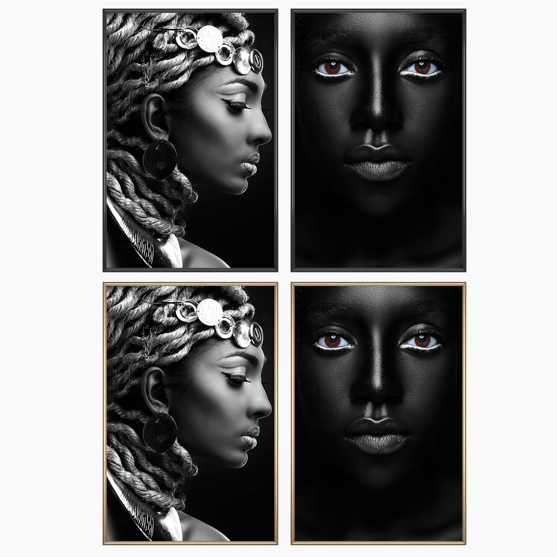 Wall Art Set 3744 3D model_1