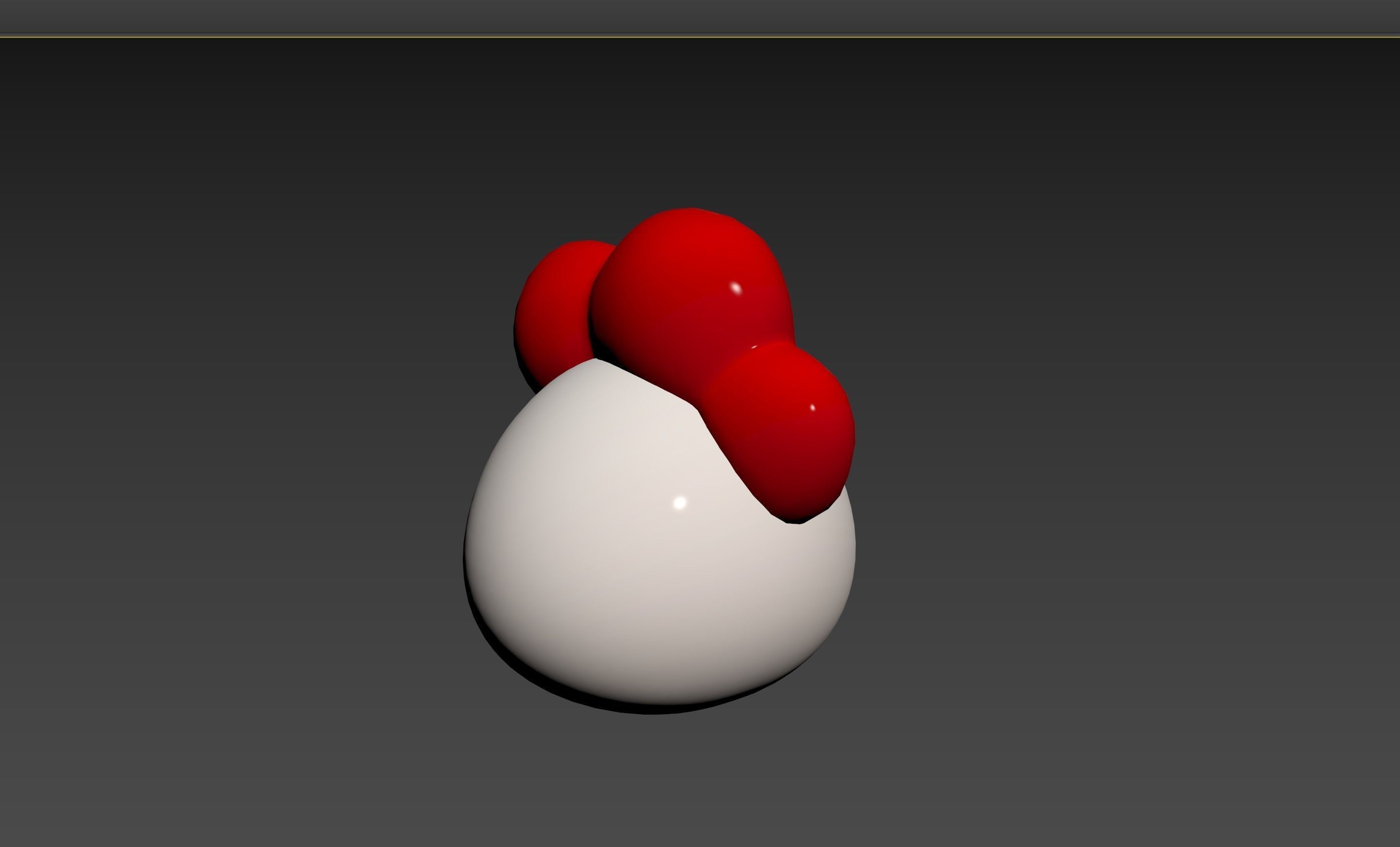 Prop130 Chicken Head 3D model_20