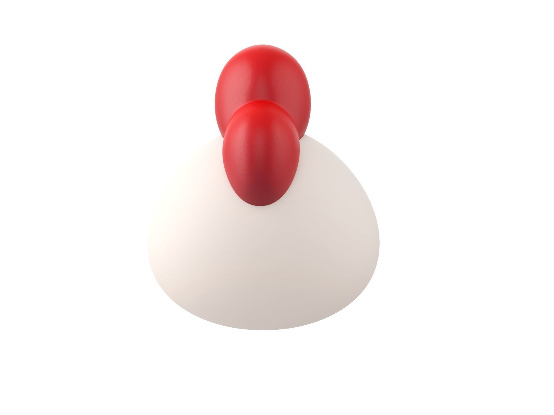 Prop130 Chicken Head 3D model_5