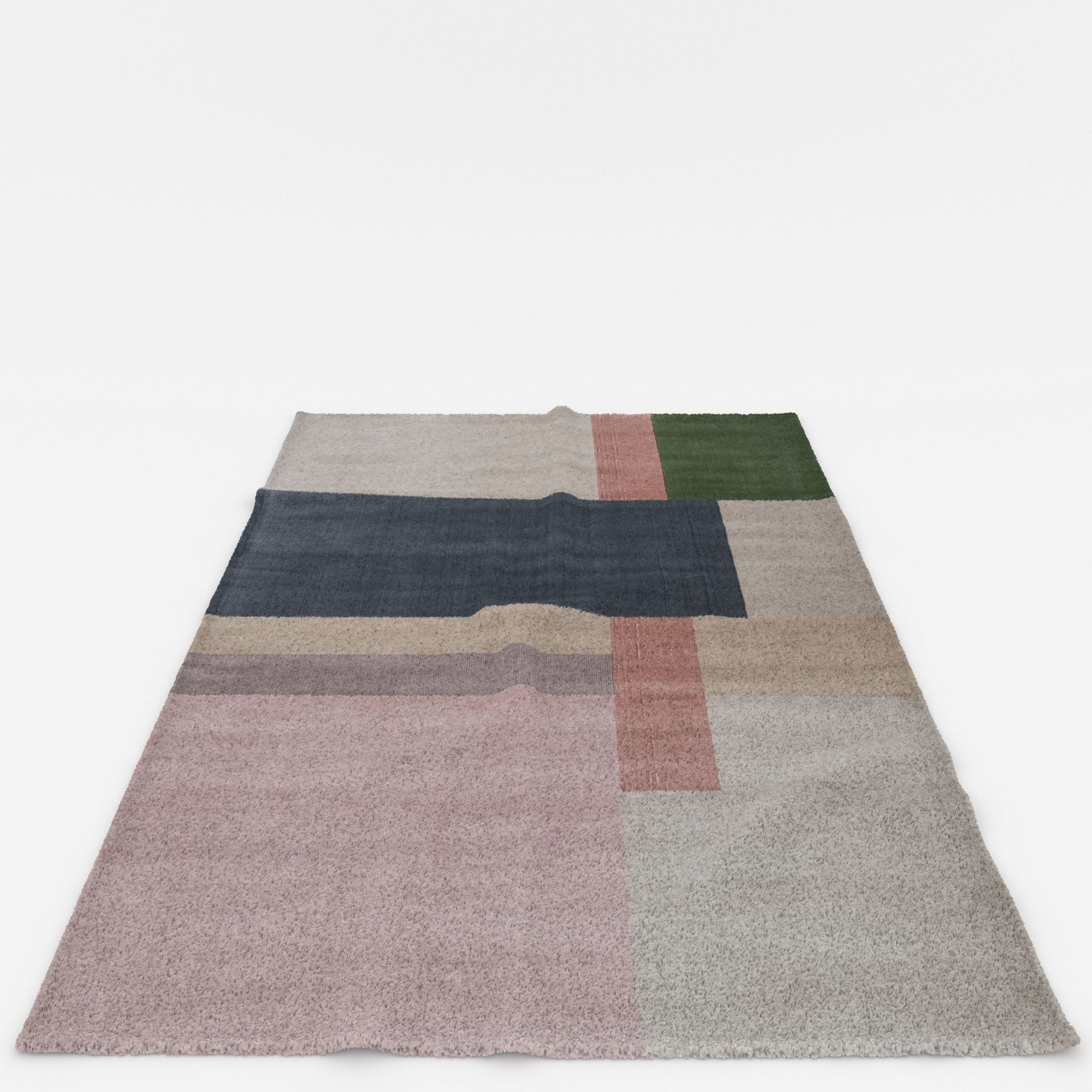 Rugs No 720 Low-poly 3D model_7