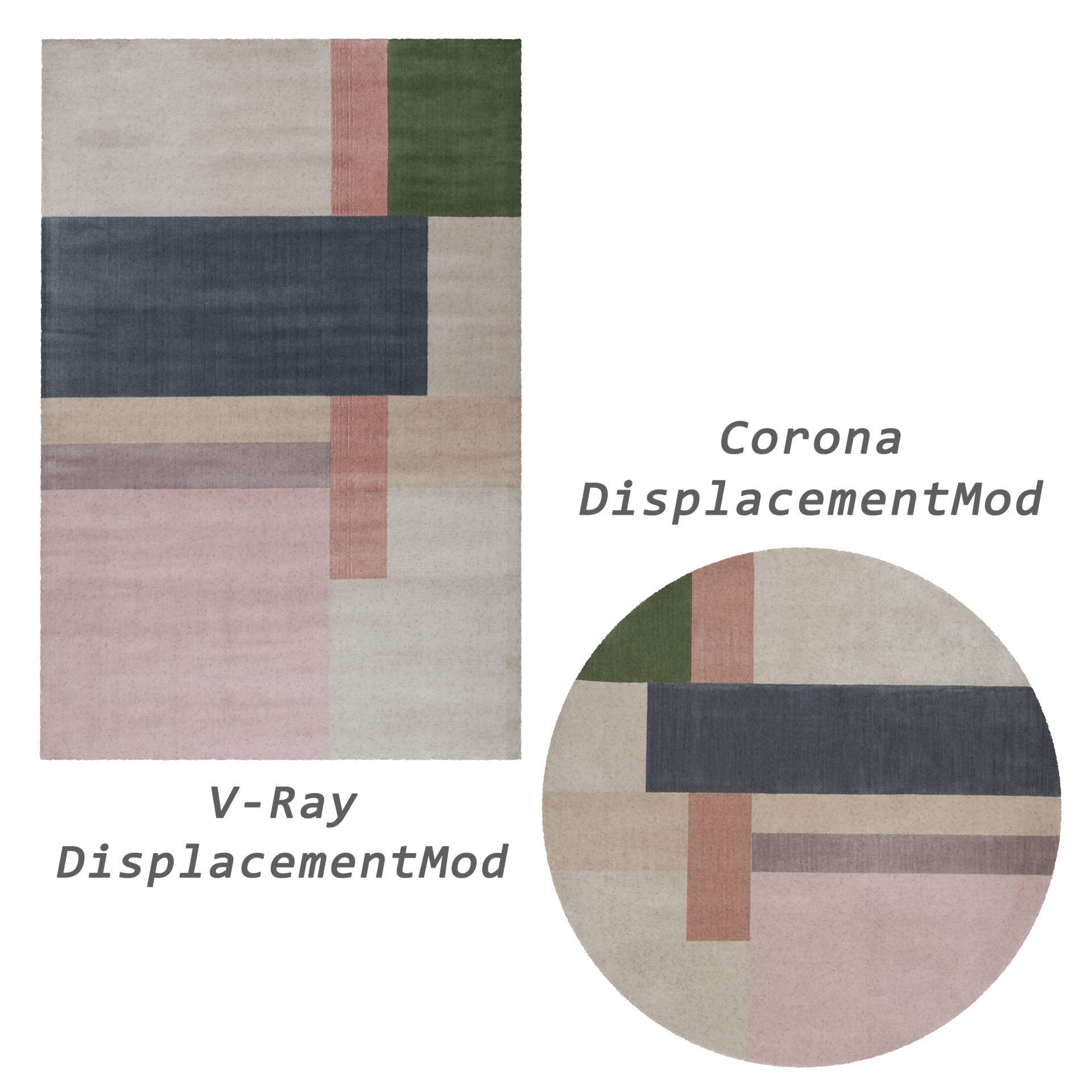 Rugs No 720 Low-poly 3D model_2