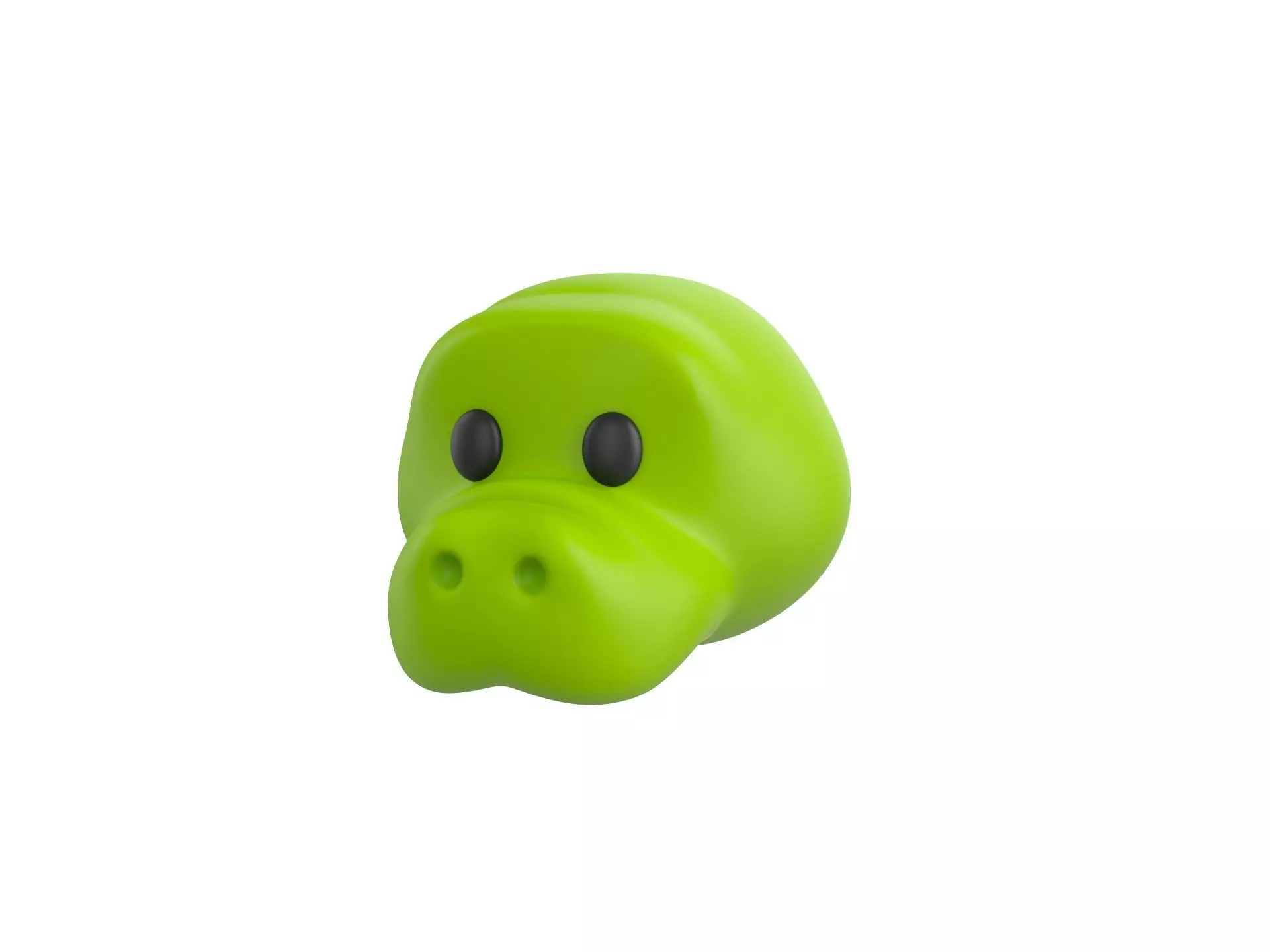 Prop132 Crocodile Head 3D model