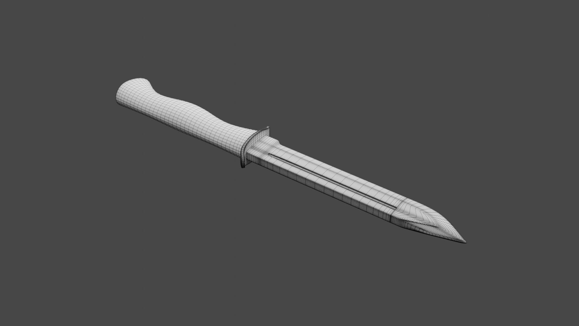 Knife K1 3D print model_7