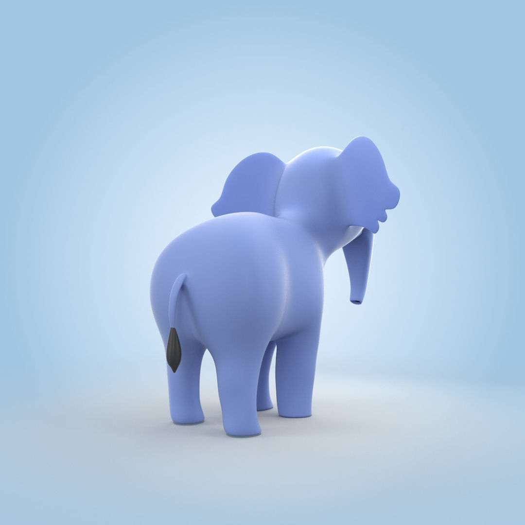 Elephant 3D model_1
