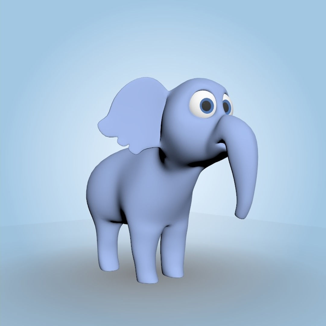 Elephant 3D model_4