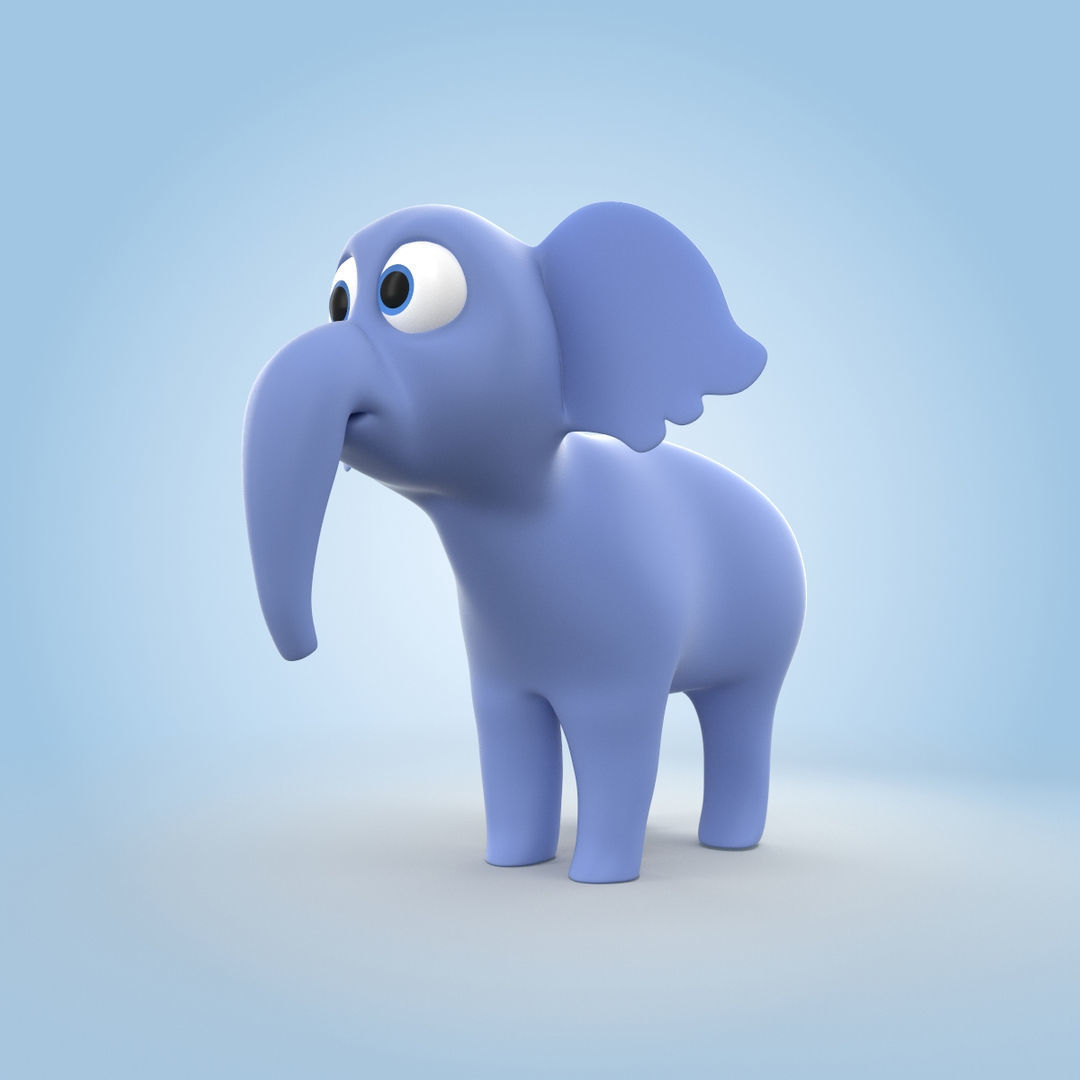 Elephant 3D model_3