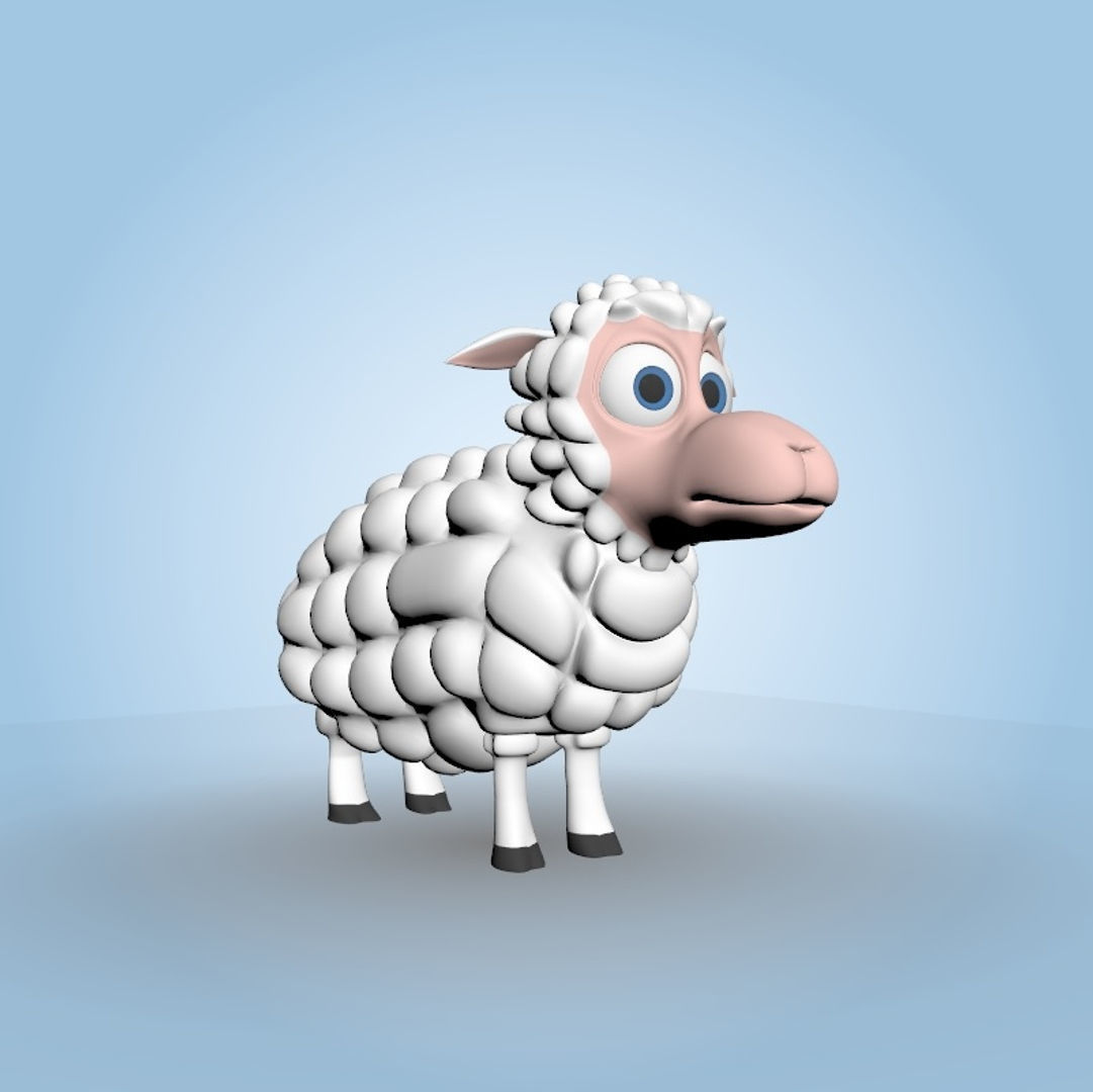 Sheep 3D model_5
