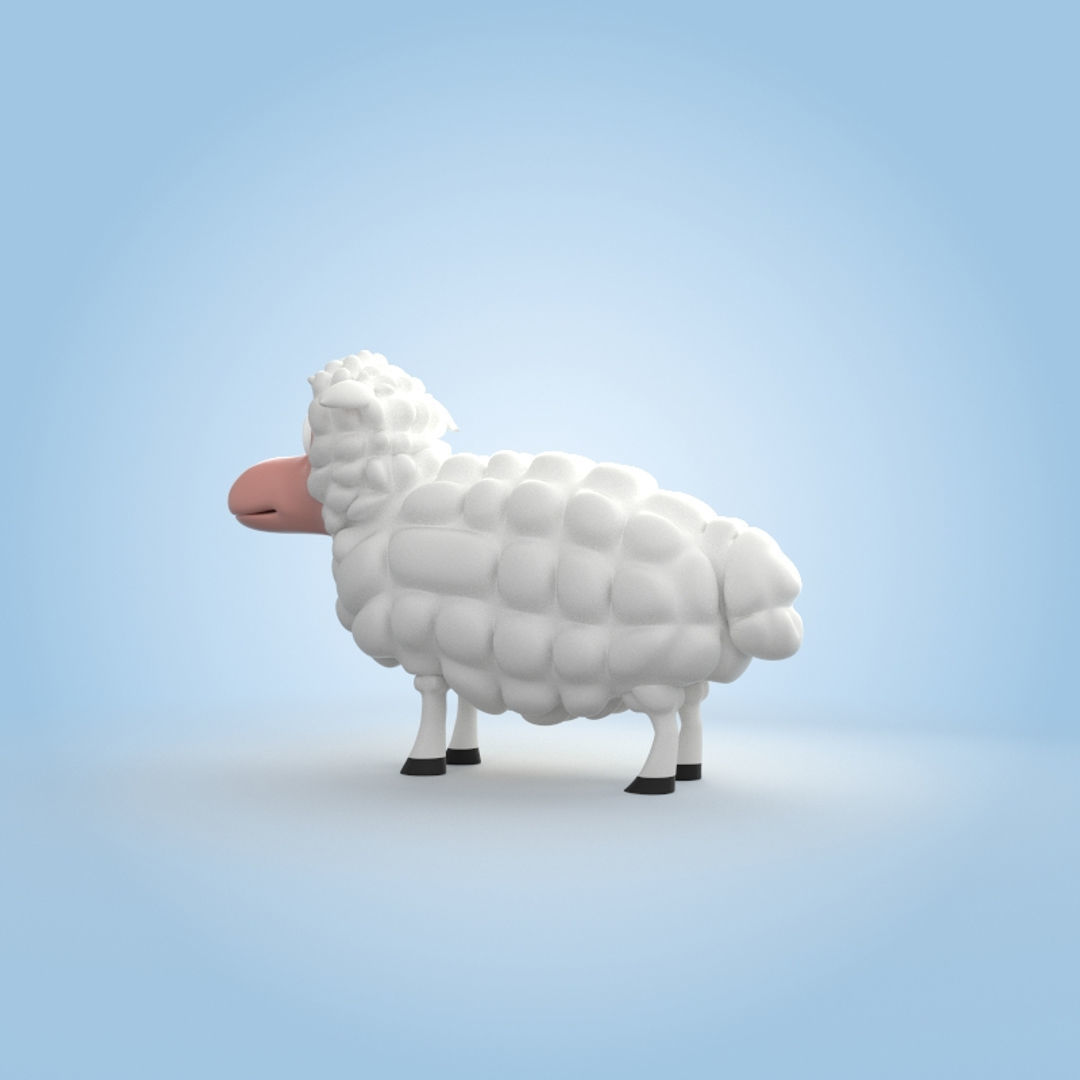 Sheep 3D model_2