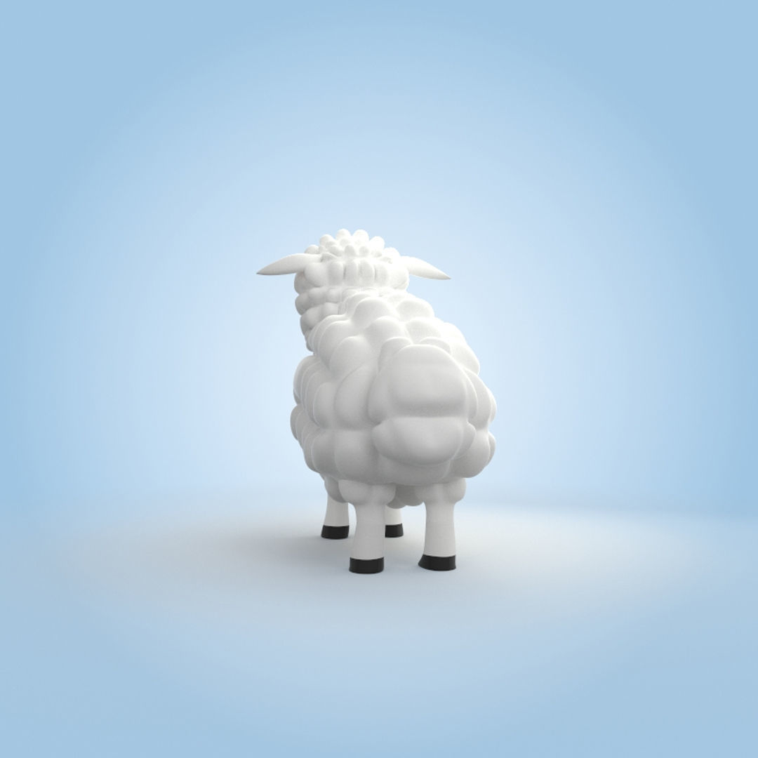Sheep 3D model_4