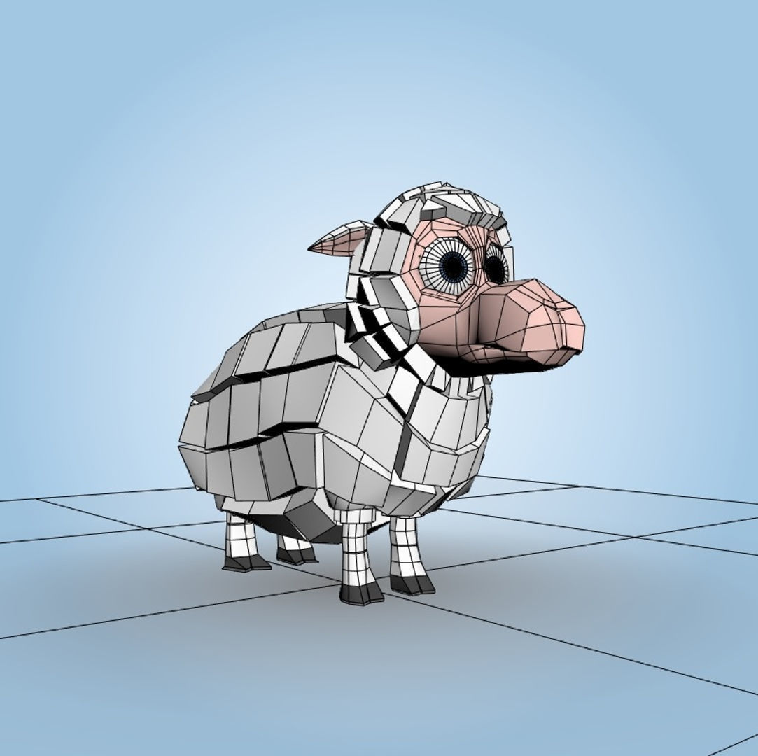Sheep 3D model_6