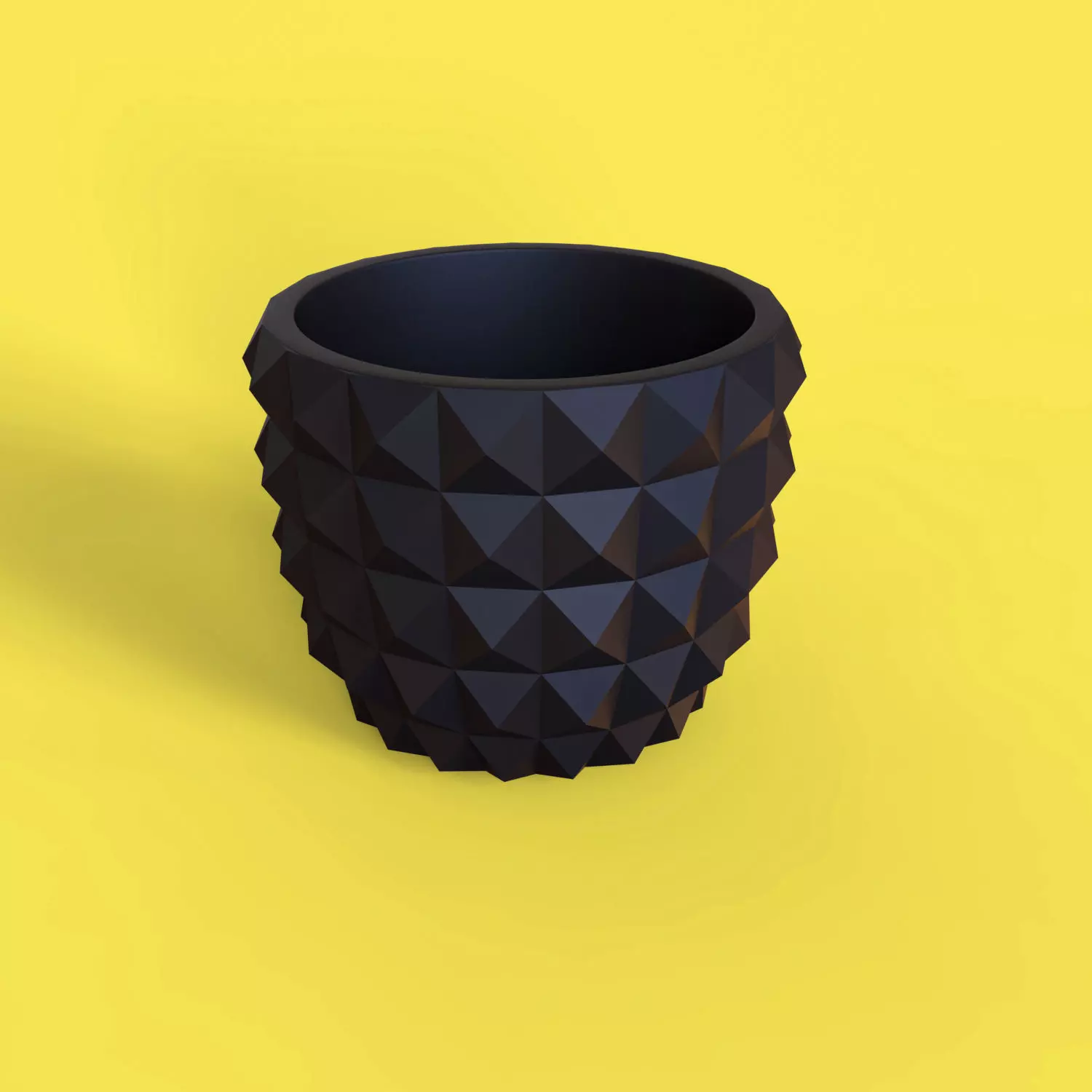 vase02 triangular planter Free 3D print model
