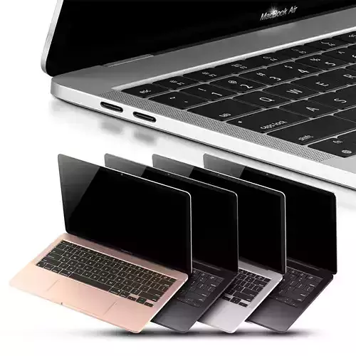Apple Macbook Air Series 3D model
