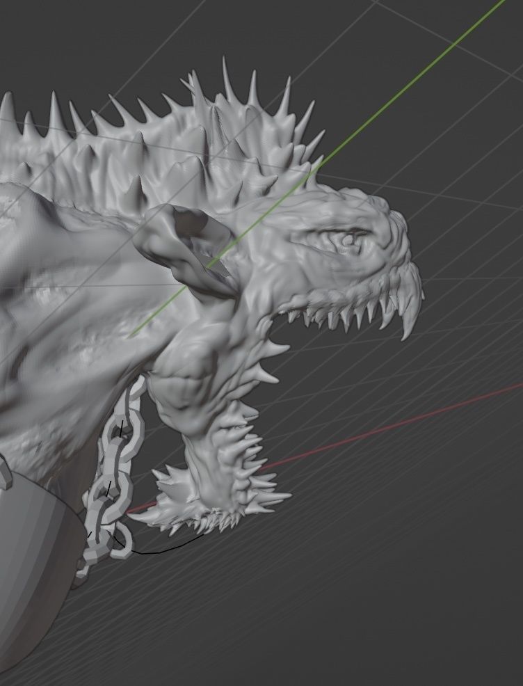 Yeenoghu Miniature 3D print model_3