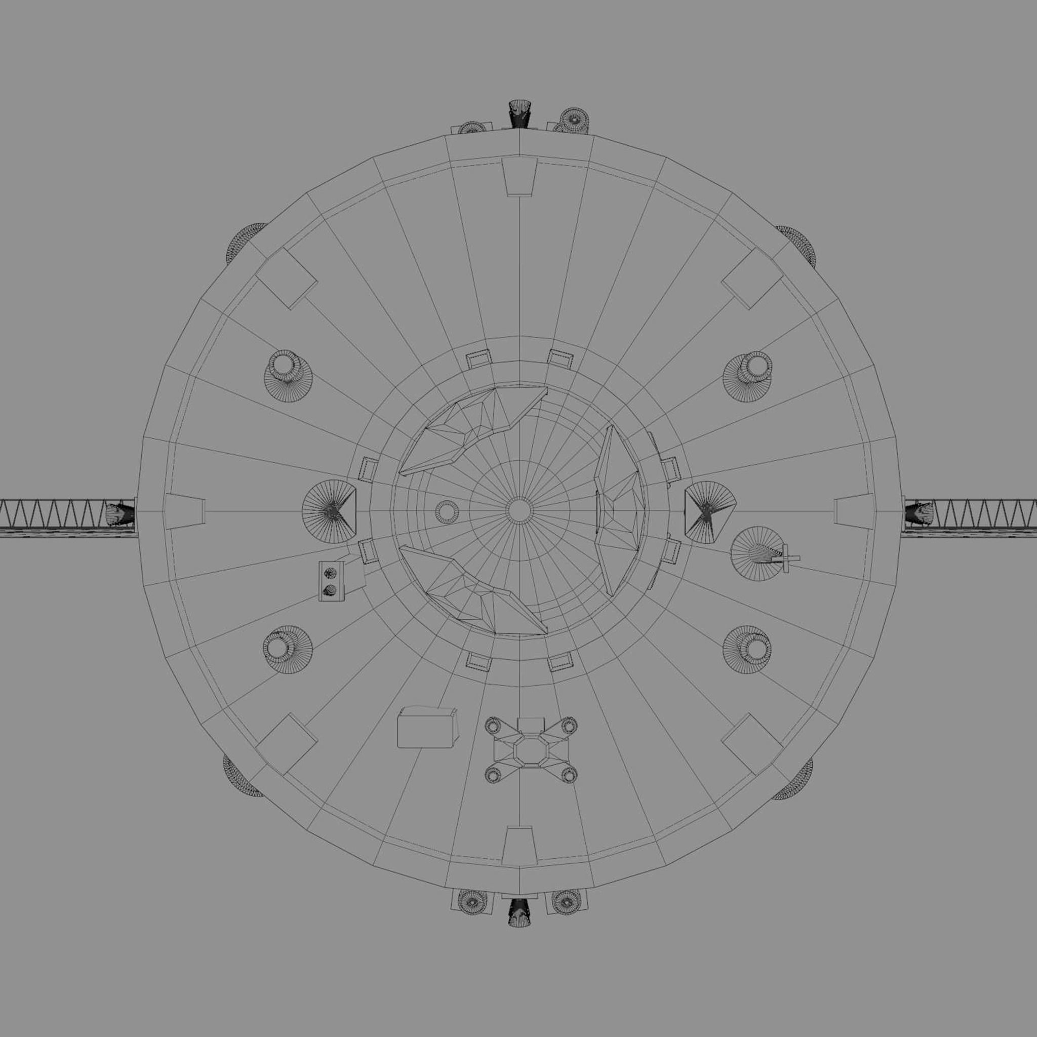 Tianhe core module - blender - fbx 3D model_10