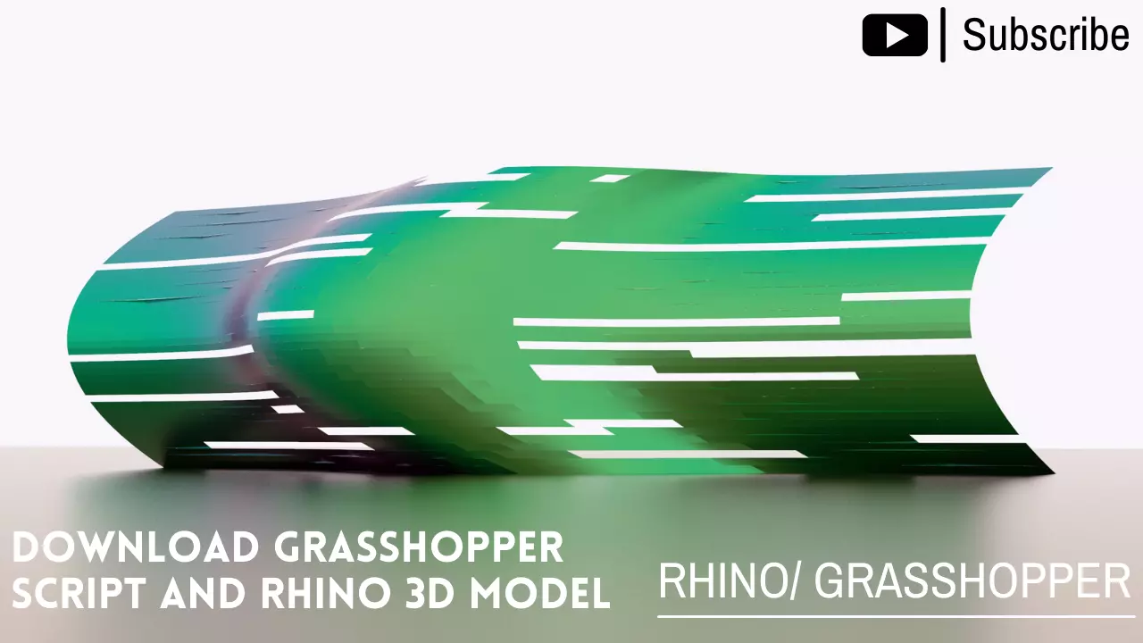 Parametric Paneling Design Grasshopper Definition 3D model Rhino 3D model